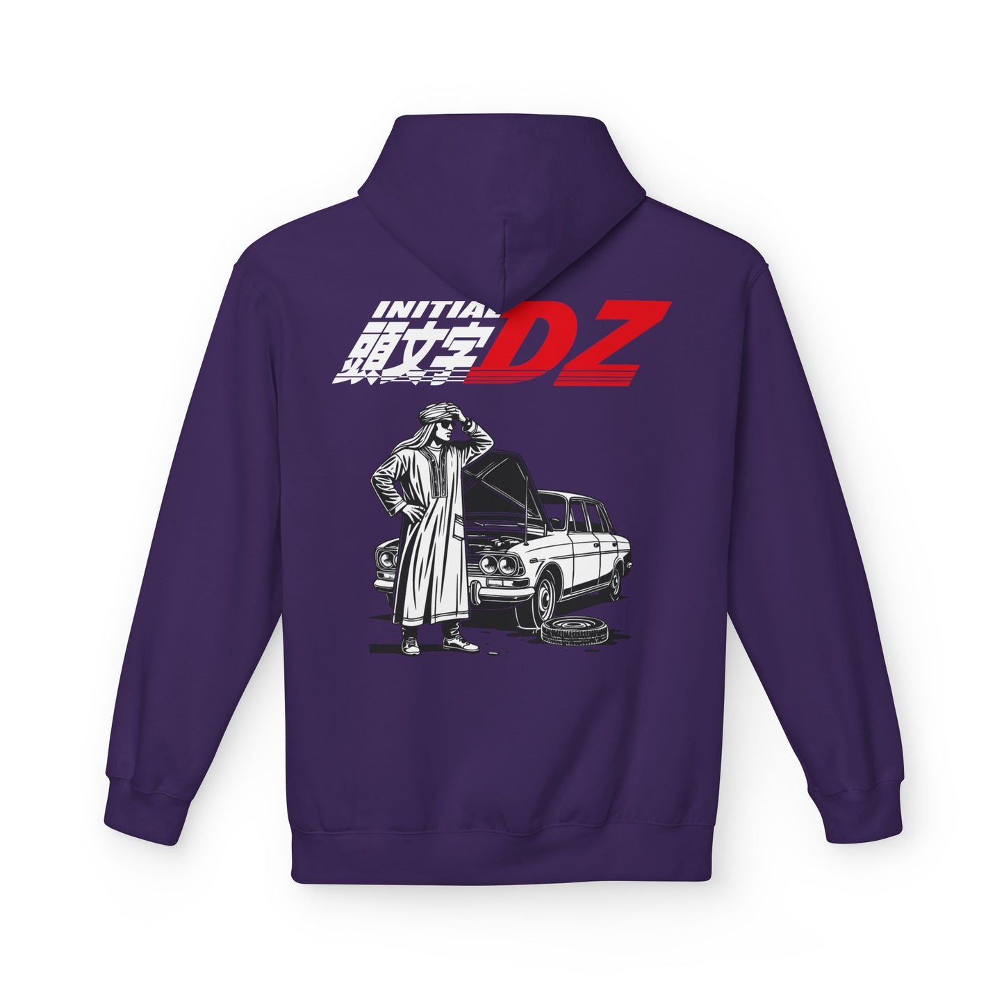 Sudadera con capucha con inicial DZ