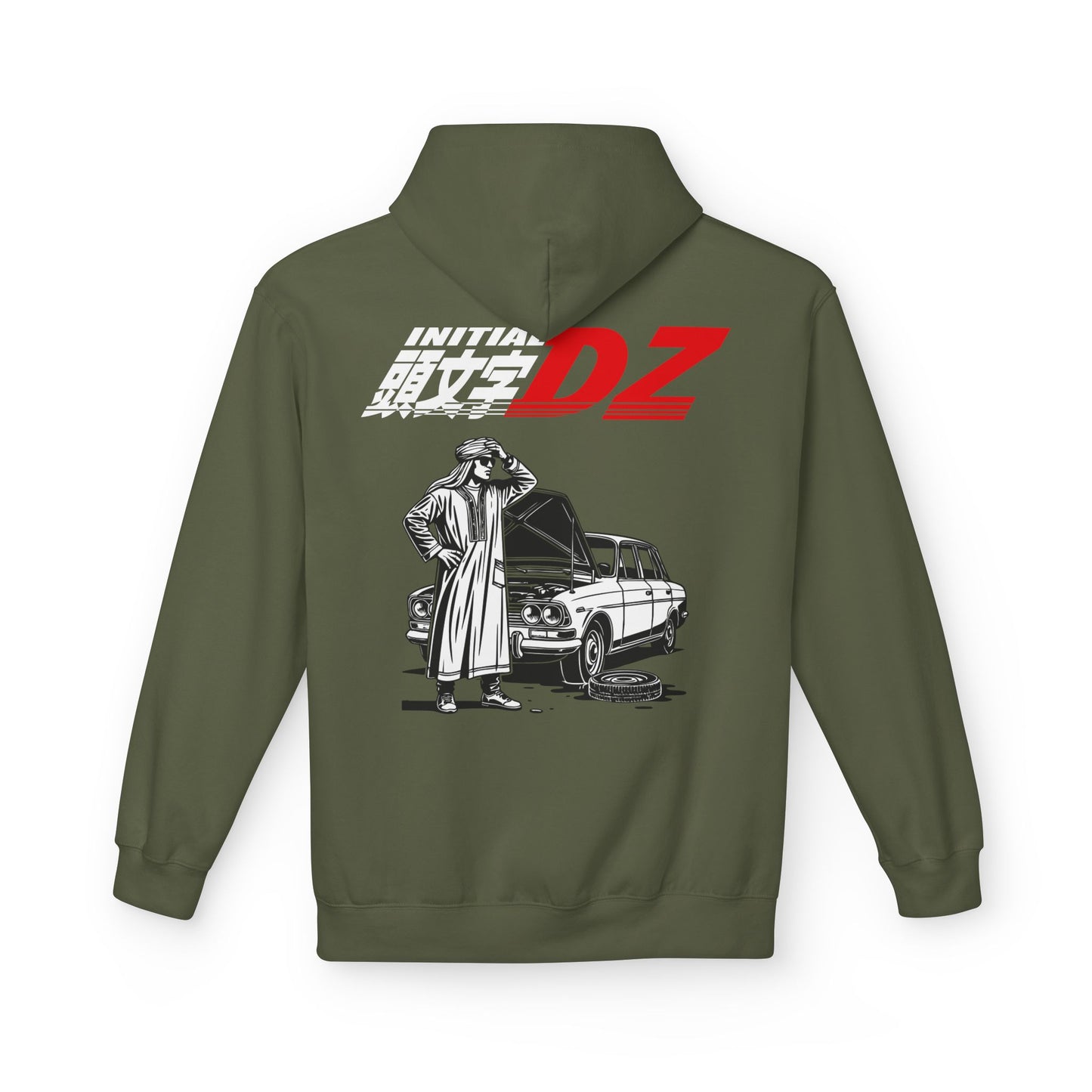 Sudadera con capucha con inicial DZ