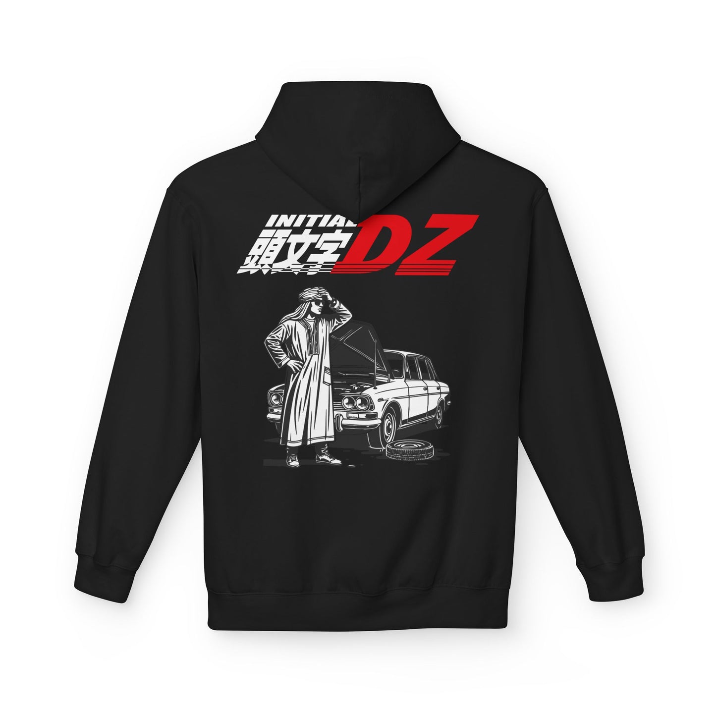 Sudadera con capucha con inicial DZ